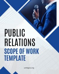Public Relations Scope of Work Template Public Relations Scope of Work Template