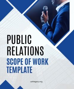 Public Relations Scope of Work Template