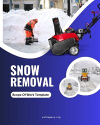 Snow Removal Scope Of Work Template
