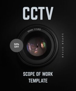 cctv scope of work template
