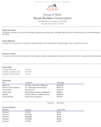 Construction Of New House Scope Of Work Template construction-of-new-house-scope-of-work-template