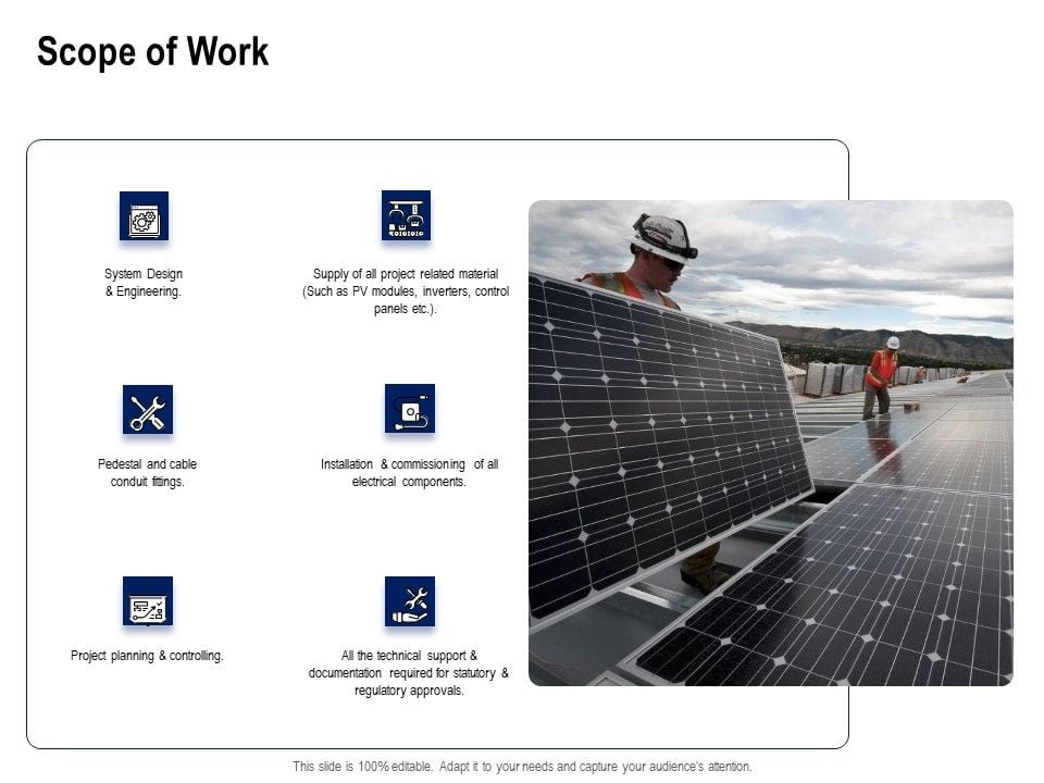 Renewable Energy Scope of Work Template