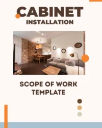 cabinet installation scope of work template