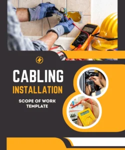 cabling installation scope of work template