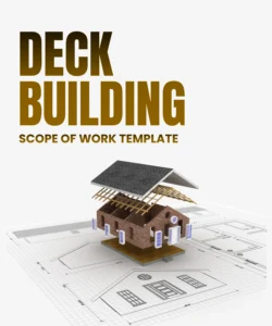 deck building scope of work template