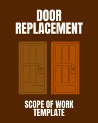 door replacement scope of work template