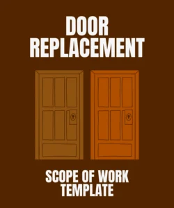door replacement scope of work template
