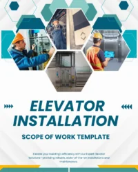 Elevator Installation Scope Of Work Template elevator installation scope of work template