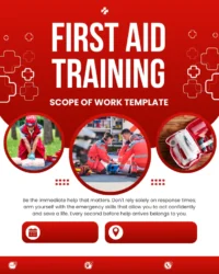 first aid training scope of work template