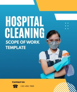 hospital cleaning scope of work template