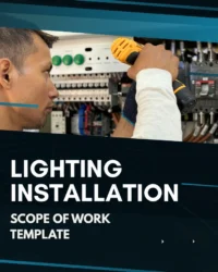 lighting installation scope of work template