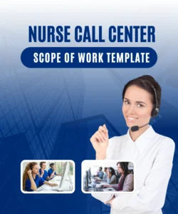 nurse call center scope of work template