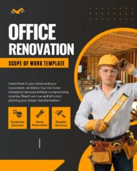 office renovation scope of work template