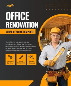 office renovation scope of work template