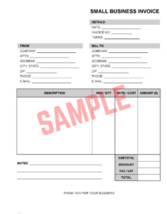 Free Small Business Invoice Template