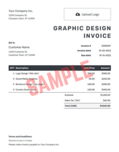Freelance Graphic Design Invoice Template