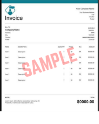 Invoice Template For Consulting Services