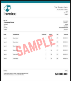 Invoice Template For Consulting Services
