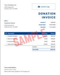 Non Profit Organization Invoice Template Non Profit Organization Invoice Template