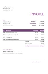 Dog Walking Invoice Template Free