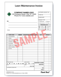 Lawn Mower Repair Invoice Template