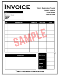 Non Vat Registered Invoice Template Non Vat Registered Invoice Template